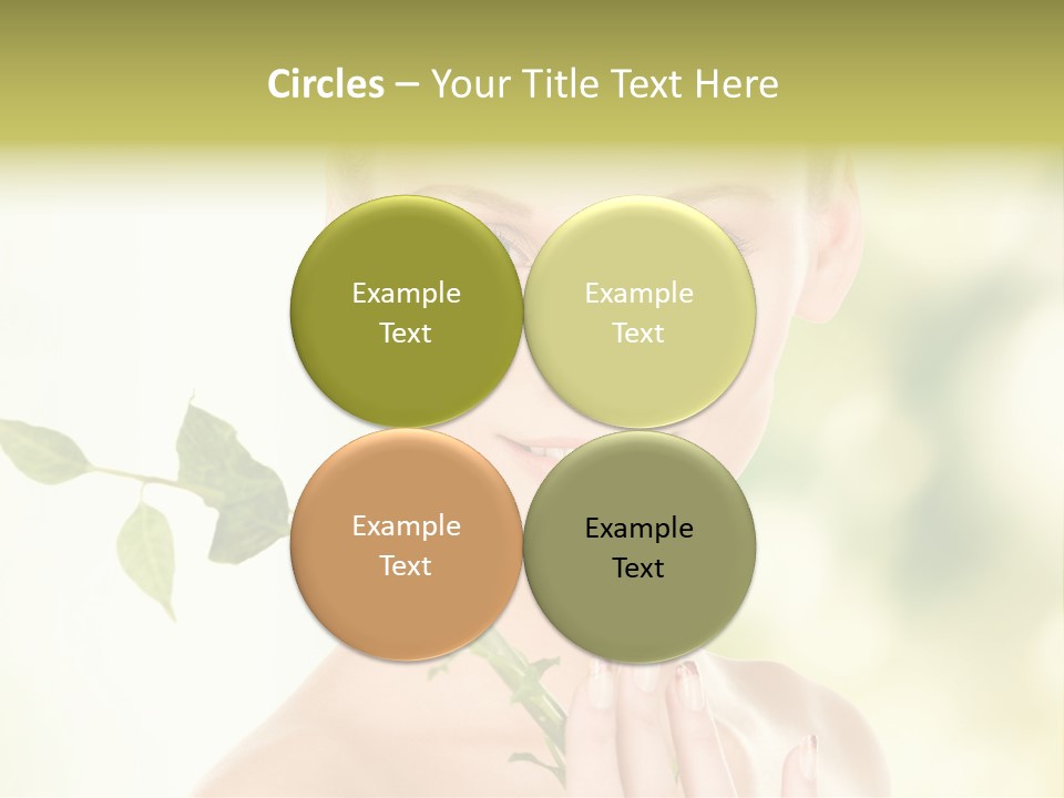 Gentle Fresh Cutting PowerPoint Template