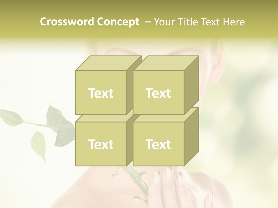 Gentle Fresh Cutting PowerPoint Template