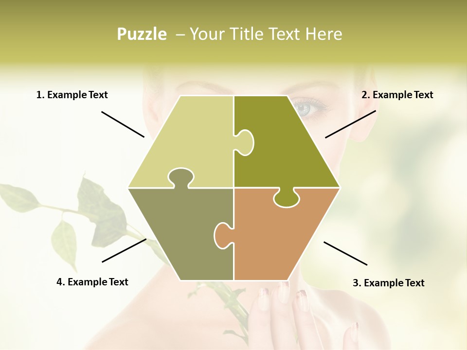 Gentle Fresh Cutting PowerPoint Template