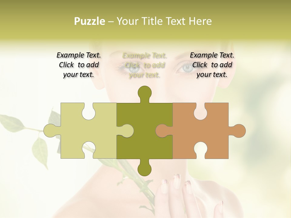 Gentle Fresh Cutting PowerPoint Template