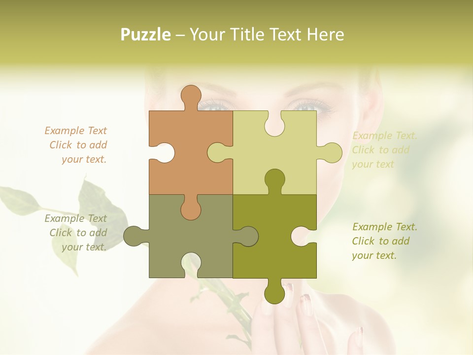 Gentle Fresh Cutting PowerPoint Template