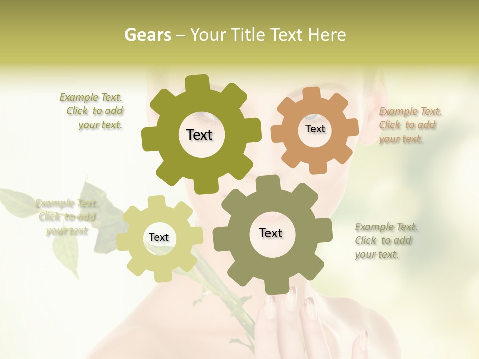 Gentle Fresh Cutting PowerPoint Template