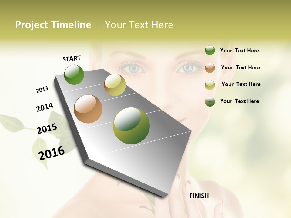 Gentle Fresh Cutting PowerPoint Template