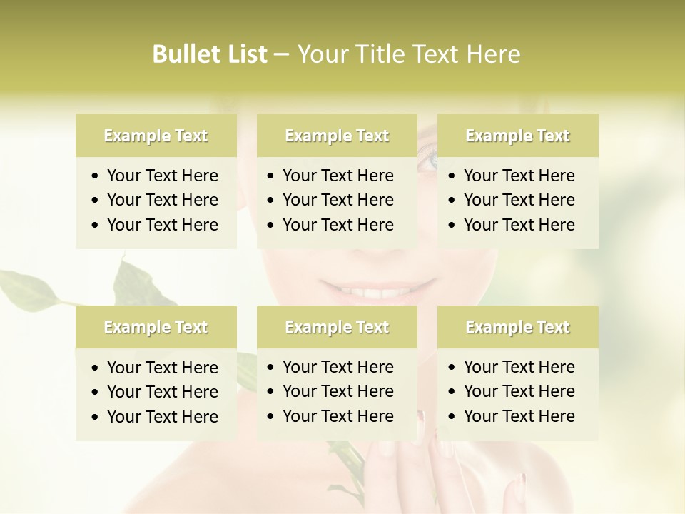 Gentle Fresh Cutting PowerPoint Template