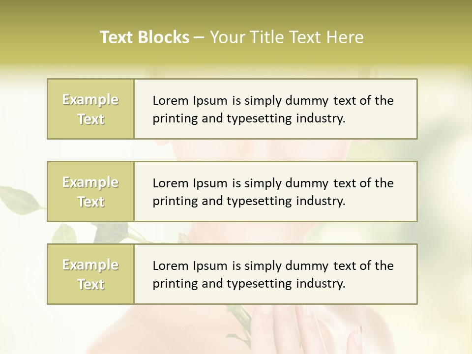 Gentle Fresh Cutting PowerPoint Template