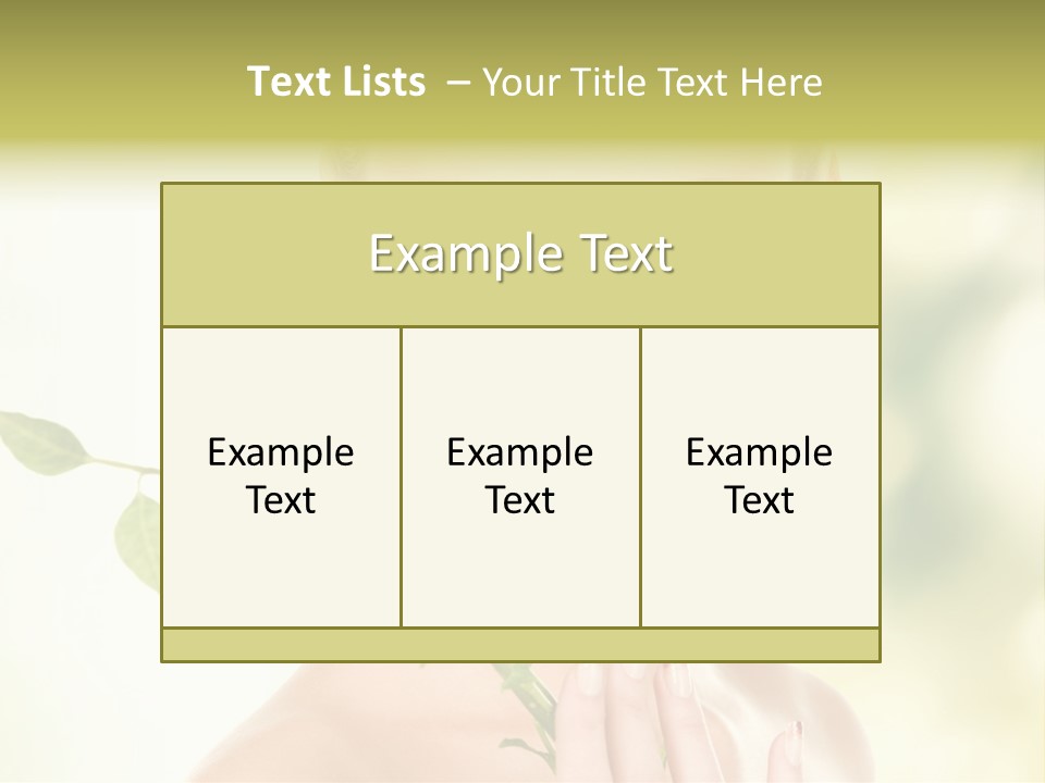 Gentle Fresh Cutting PowerPoint Template