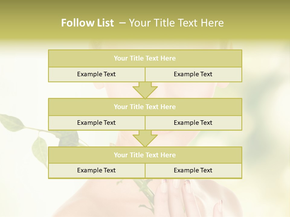 Gentle Fresh Cutting PowerPoint Template