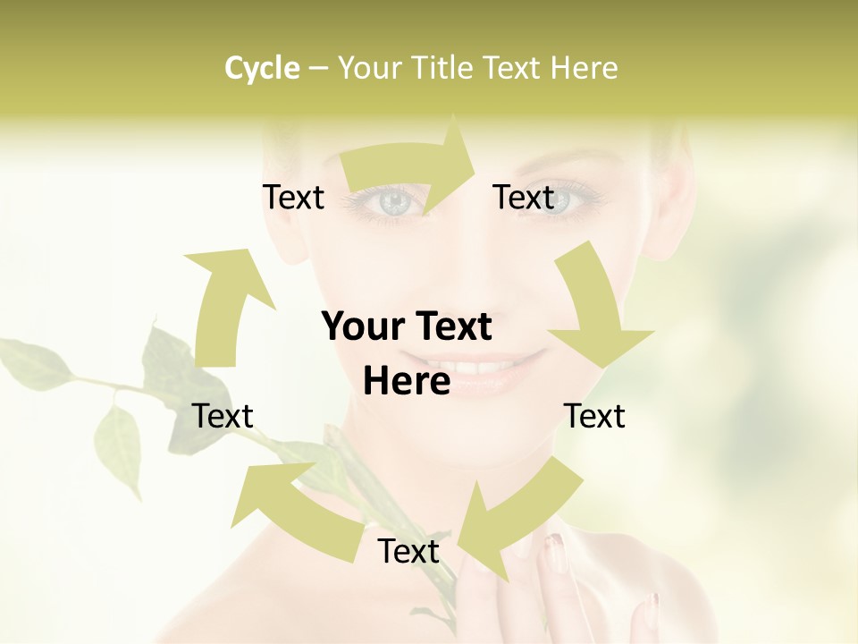 Gentle Fresh Cutting PowerPoint Template