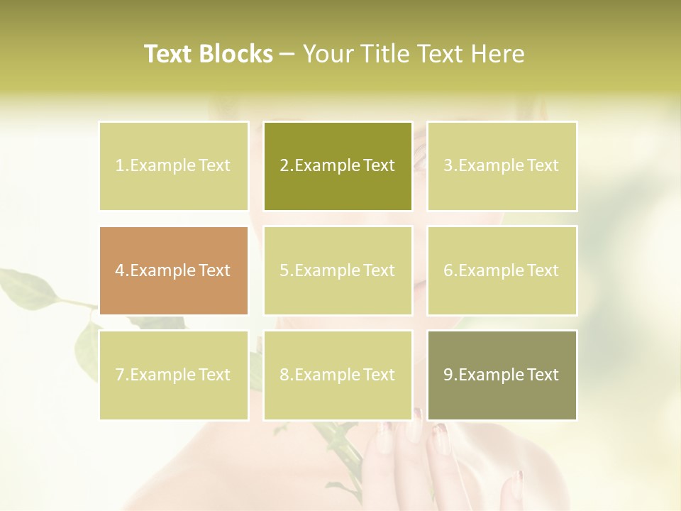Gentle Fresh Cutting PowerPoint Template