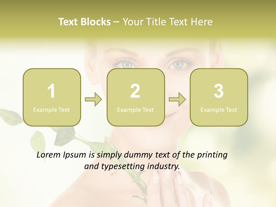 Gentle Fresh Cutting PowerPoint Template