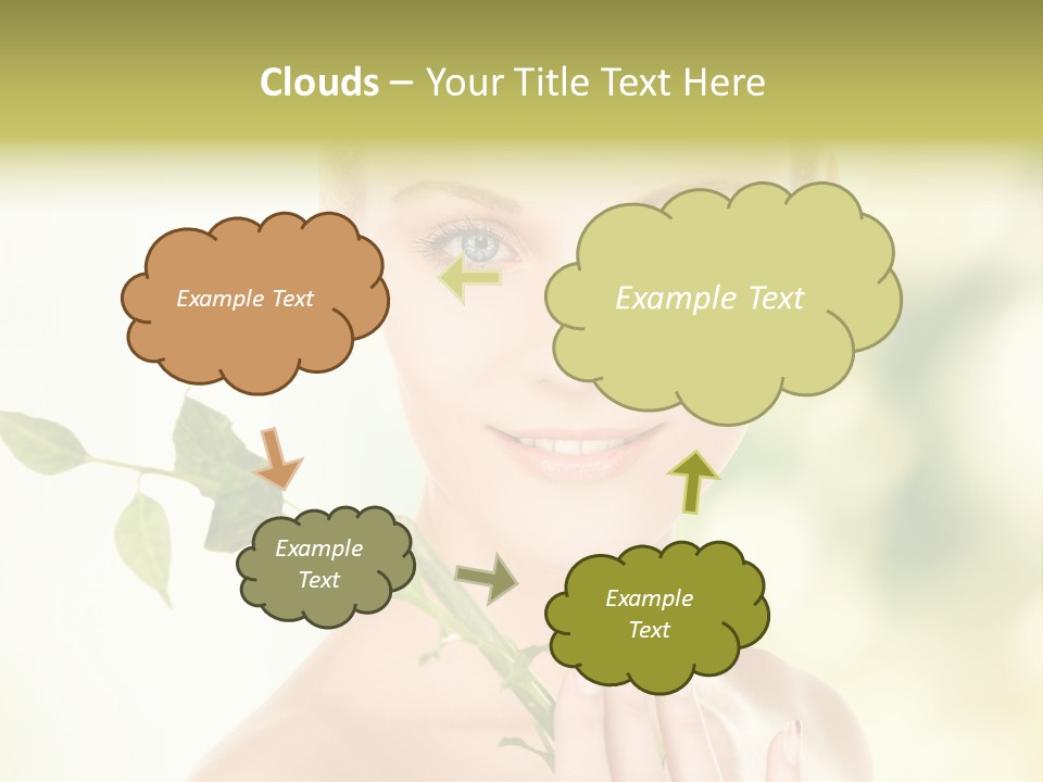 Gentle Fresh Cutting PowerPoint Template