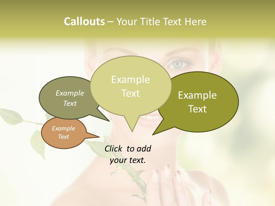 Gentle Fresh Cutting PowerPoint Template