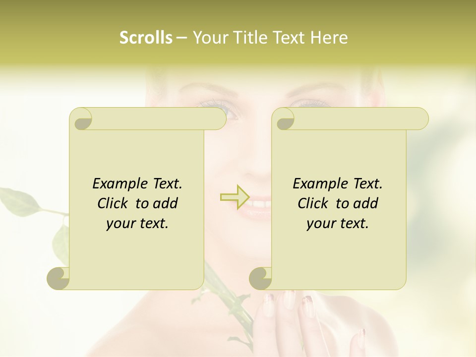 Gentle Fresh Cutting PowerPoint Template