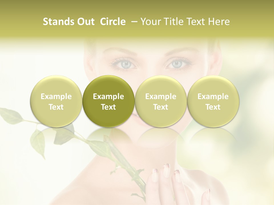 Gentle Fresh Cutting PowerPoint Template