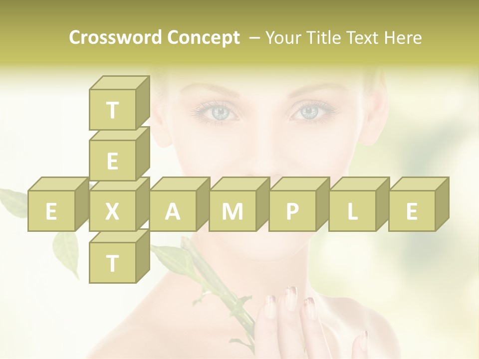 Gentle Fresh Cutting PowerPoint Template