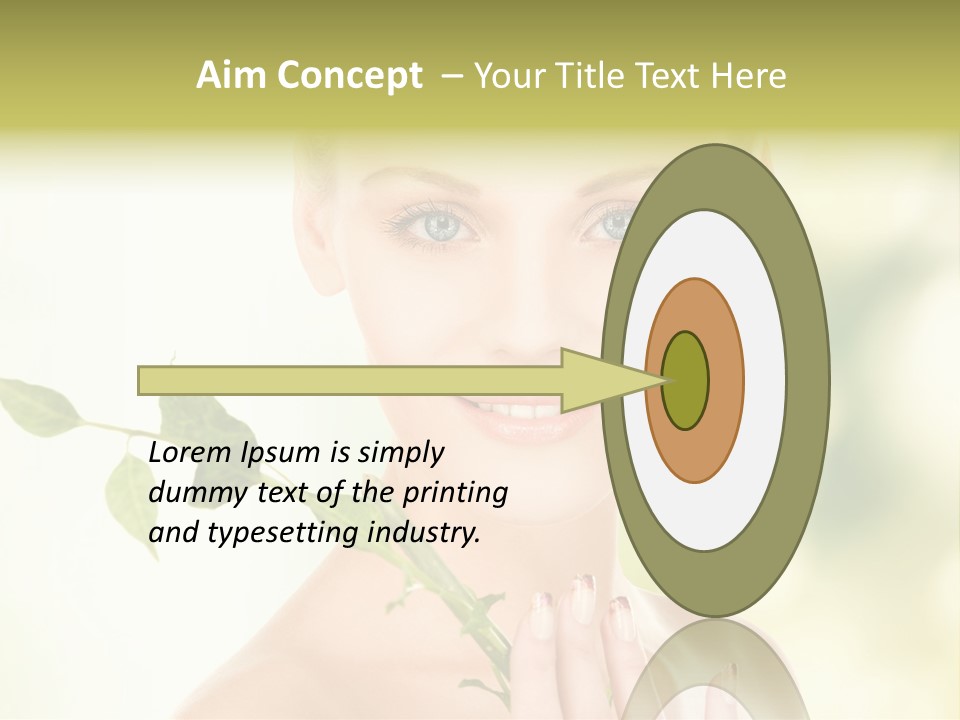 Gentle Fresh Cutting PowerPoint Template