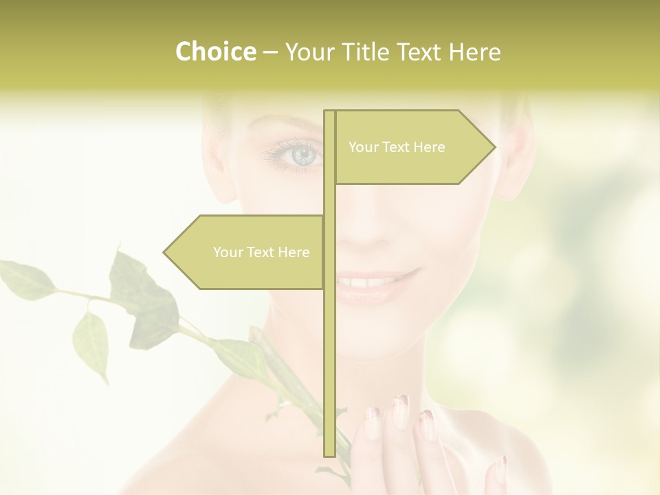 Gentle Fresh Cutting PowerPoint Template