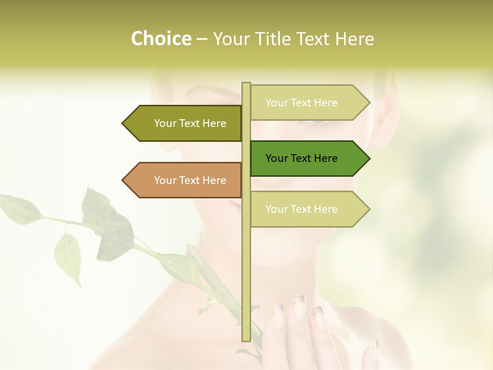 Gentle Fresh Cutting PowerPoint Template