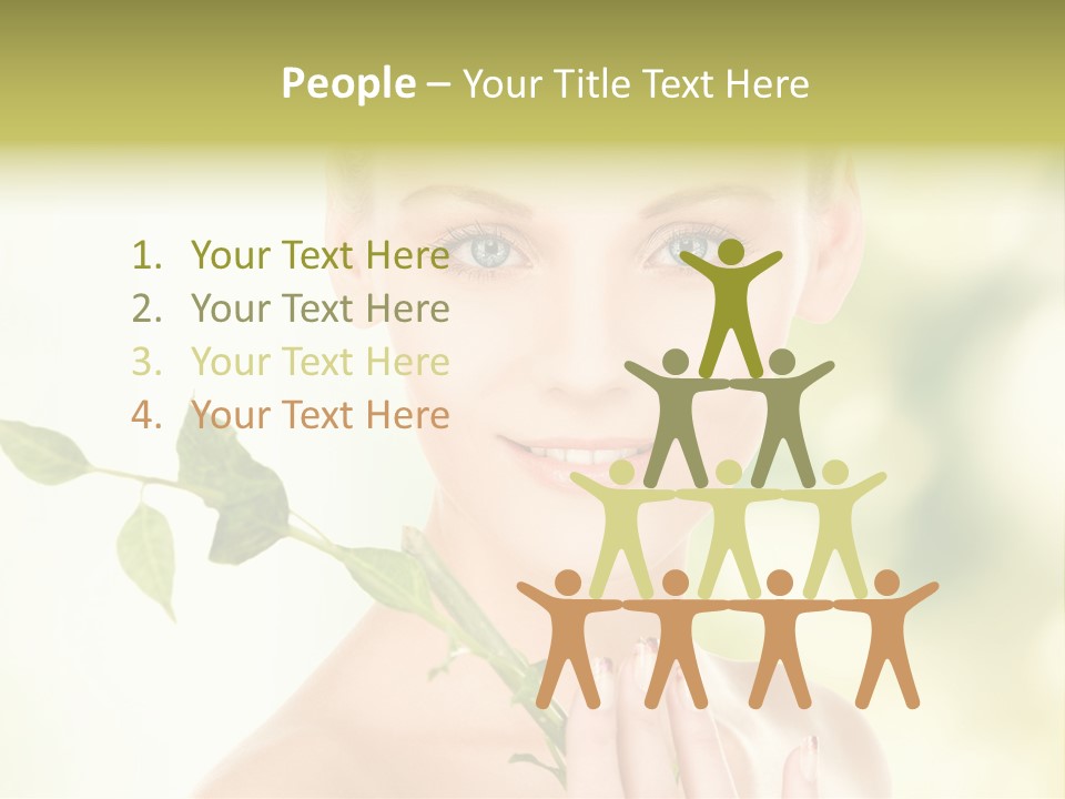 Gentle Fresh Cutting PowerPoint Template