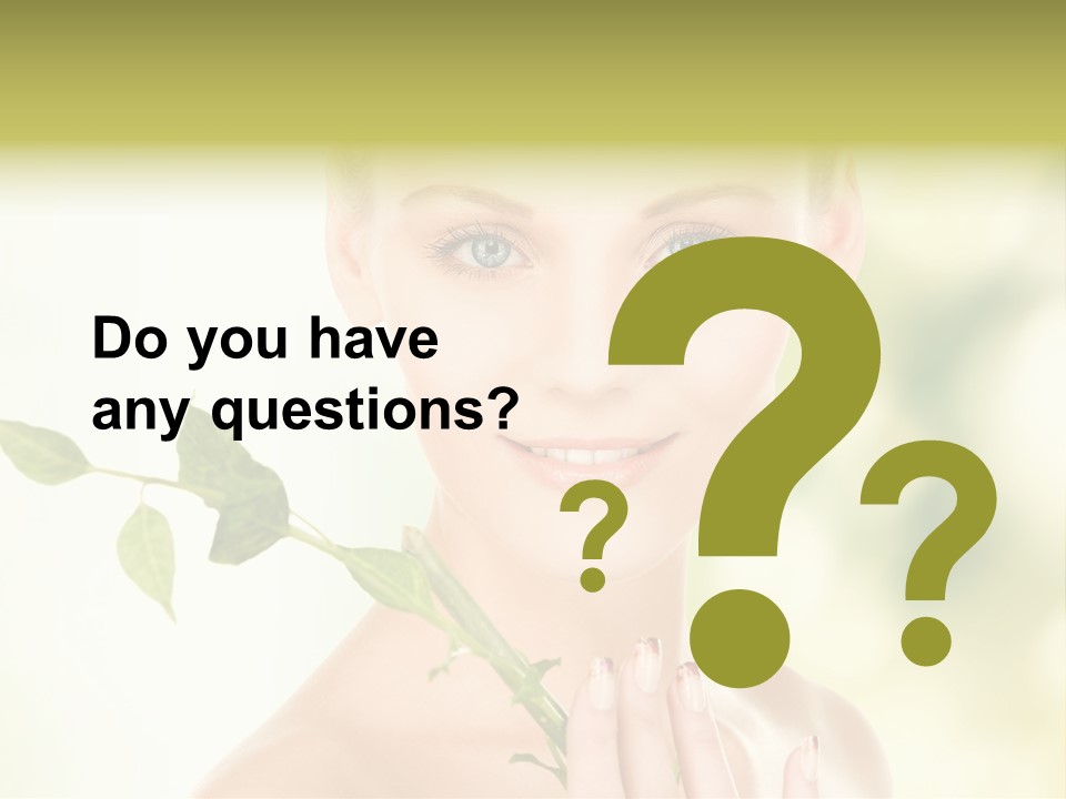 Gentle Fresh Cutting PowerPoint Template