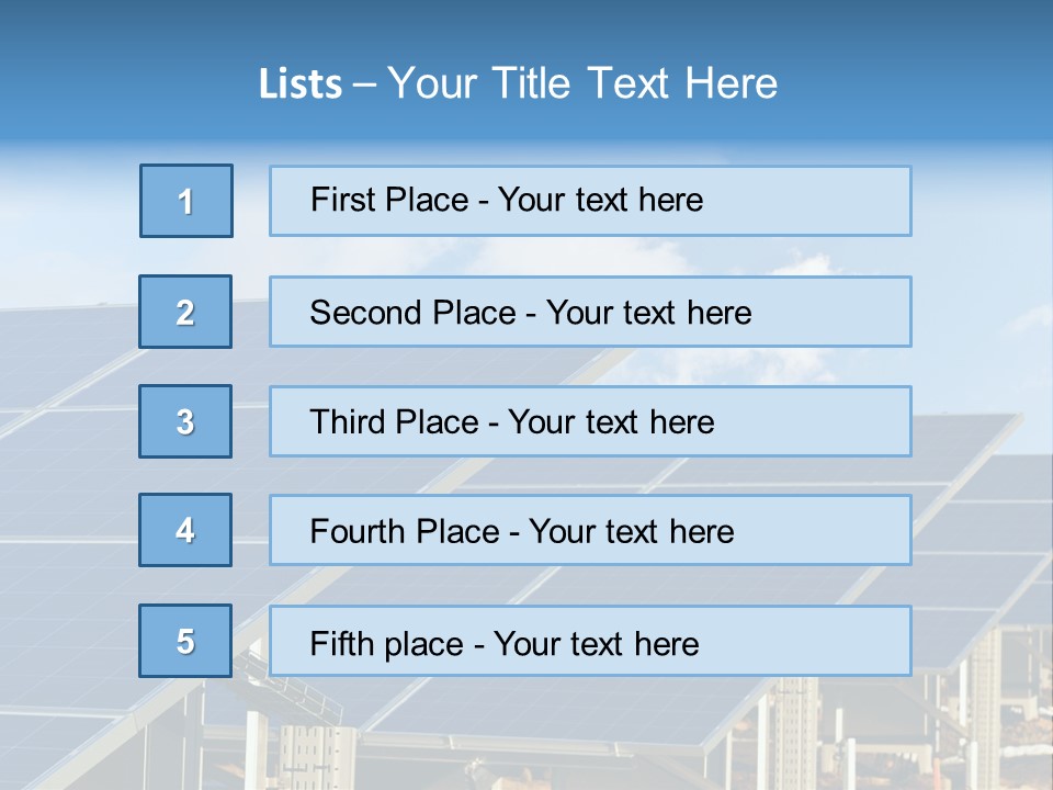 Cloud Clean Power PowerPoint Template