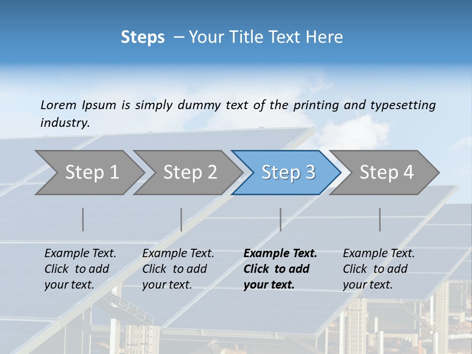 Cloud Clean Power PowerPoint Template
