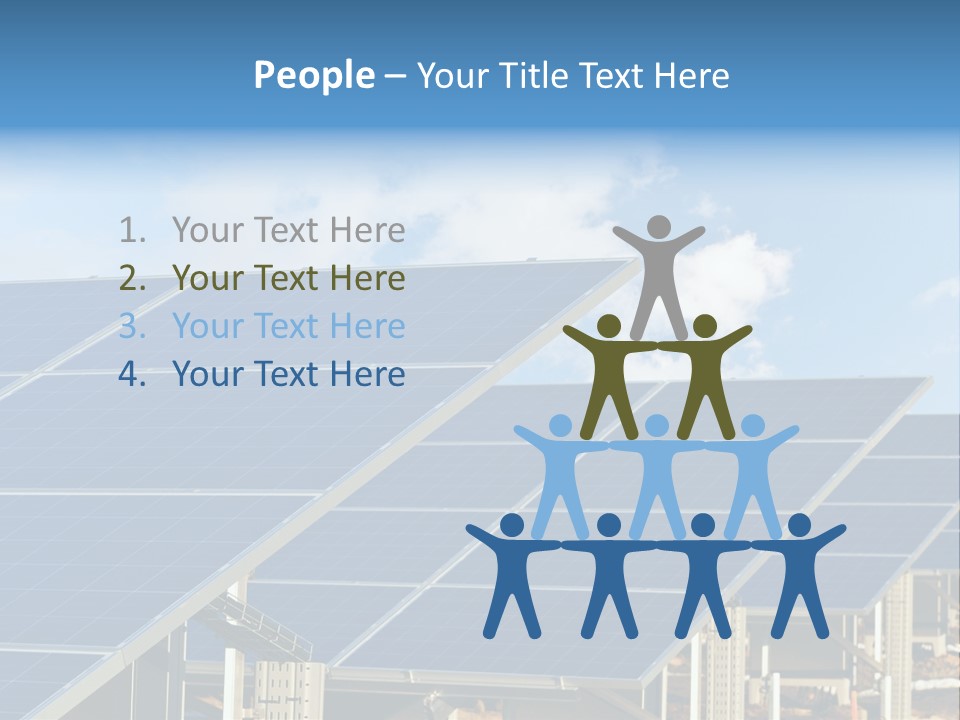 Cloud Clean Power PowerPoint Template