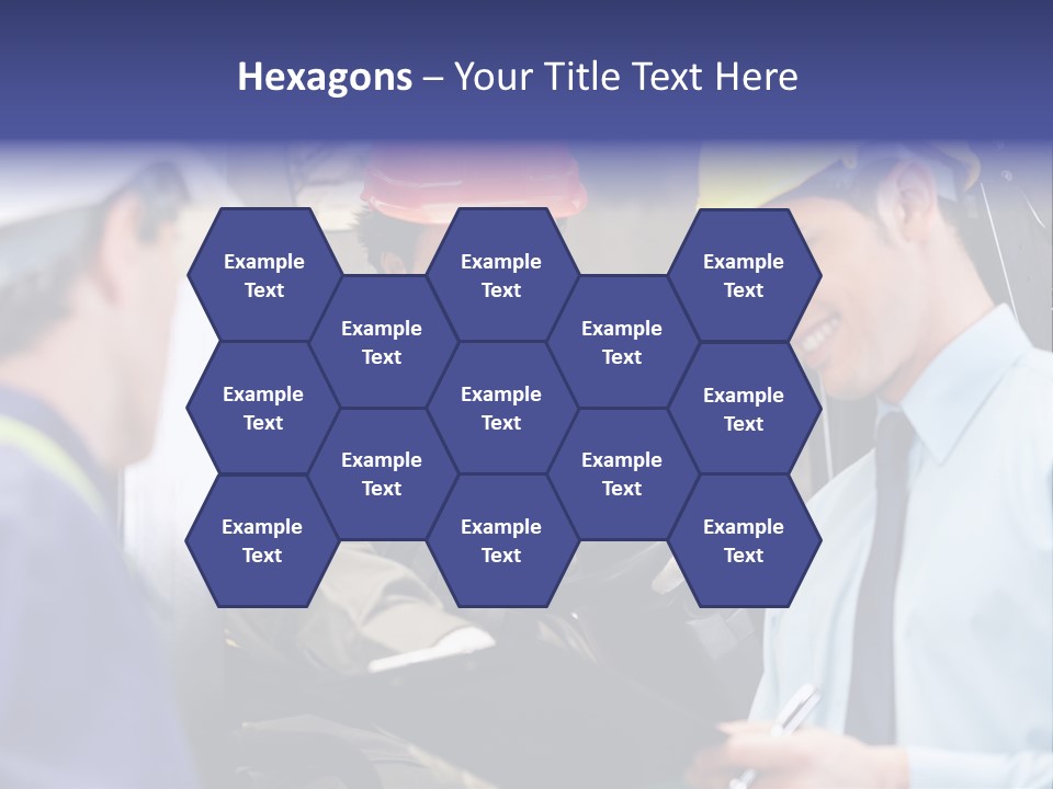 Forklift Foreman Caucasian PowerPoint Template