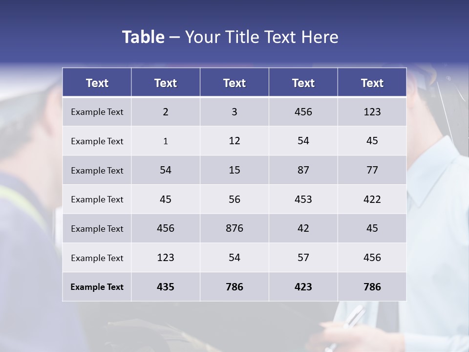 Forklift Foreman Caucasian PowerPoint Template
