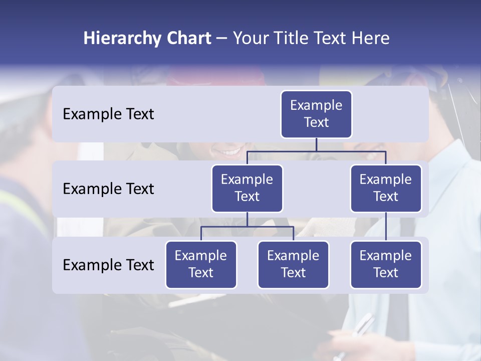 Forklift Foreman Caucasian PowerPoint Template