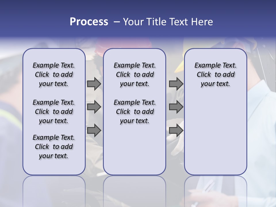 Forklift Foreman Caucasian PowerPoint Template