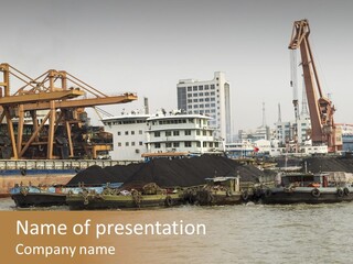 Sea Asia Trade PowerPoint Template