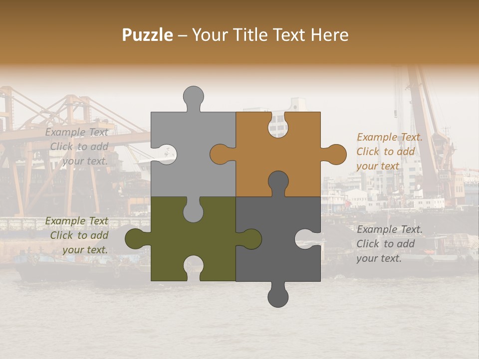 Sea Asia Trade PowerPoint Template