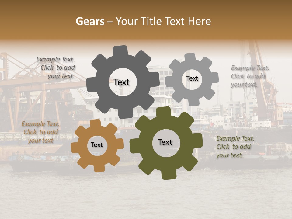 Sea Asia Trade PowerPoint Template