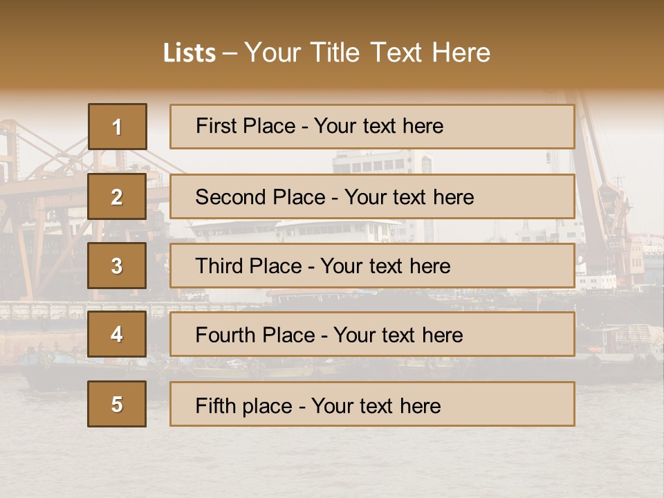 Sea Asia Trade PowerPoint Template