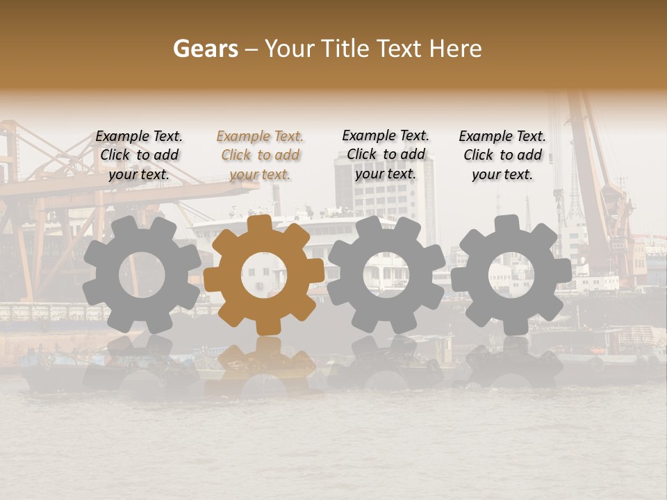 Sea Asia Trade PowerPoint Template