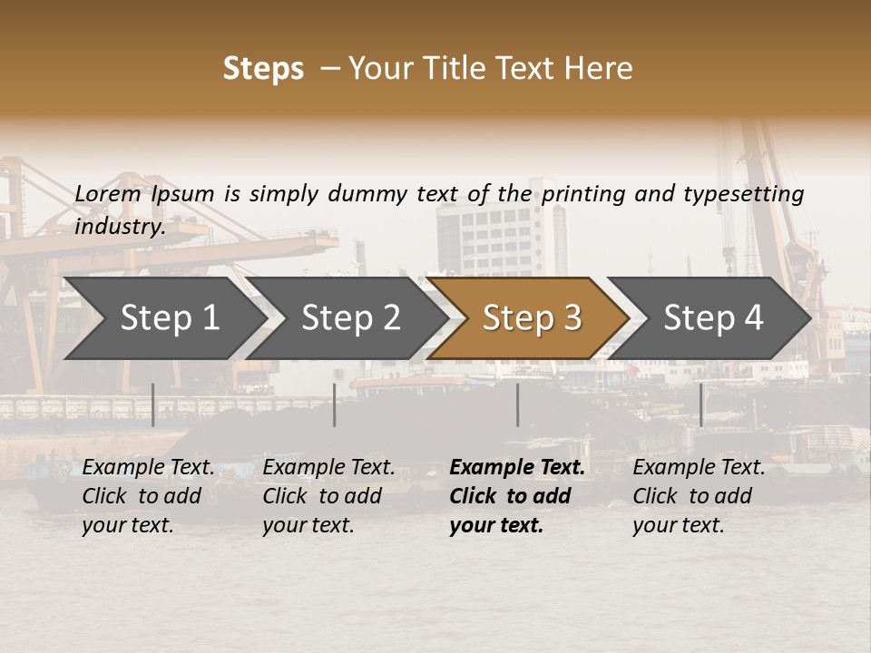 Sea Asia Trade PowerPoint Template