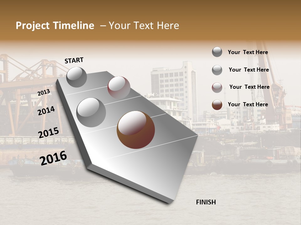 Sea Asia Trade PowerPoint Template