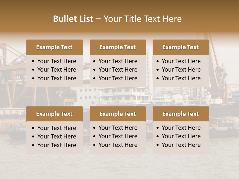 Sea Asia Trade PowerPoint Template