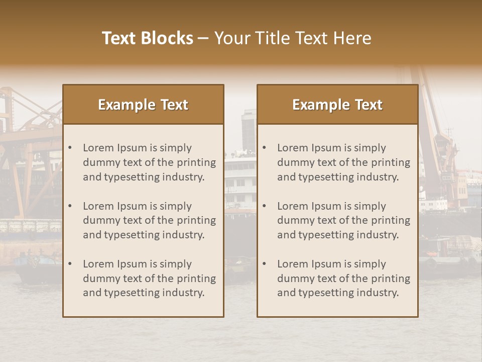 Sea Asia Trade PowerPoint Template
