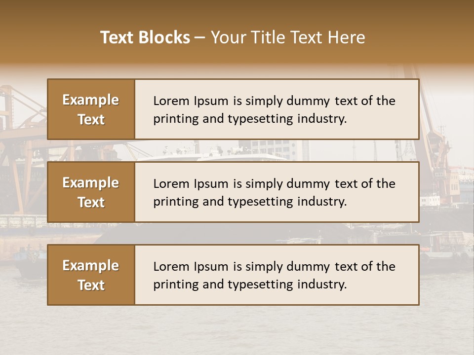 Sea Asia Trade PowerPoint Template