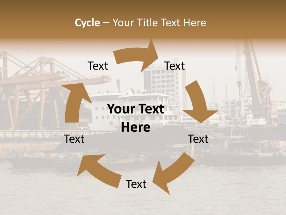 Sea Asia Trade PowerPoint Template