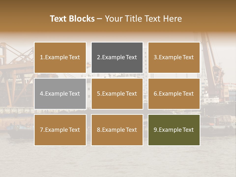 Sea Asia Trade PowerPoint Template