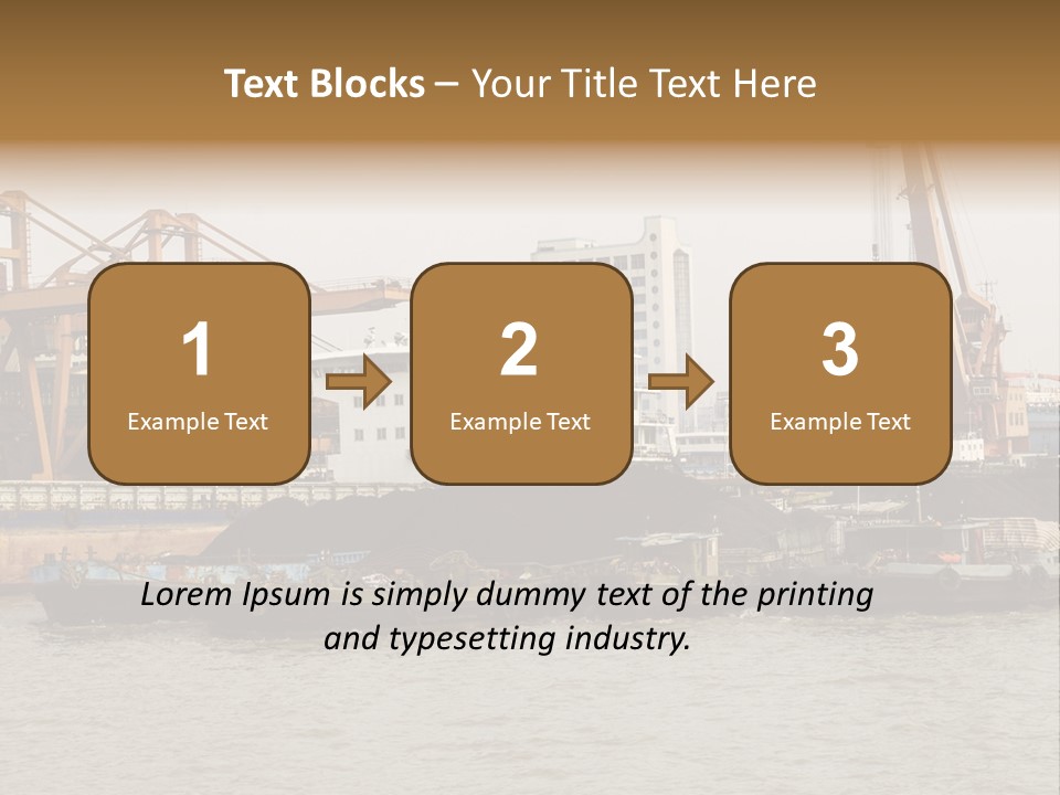 Sea Asia Trade PowerPoint Template