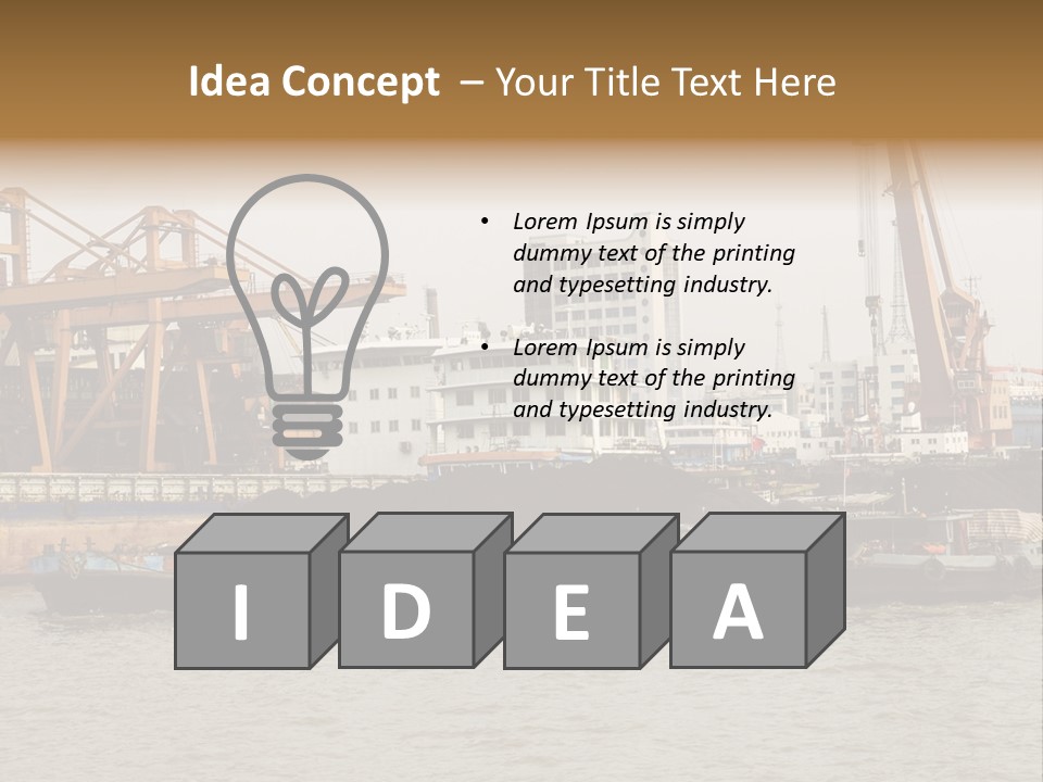 Sea Asia Trade PowerPoint Template