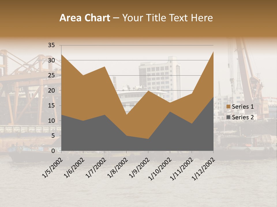 Sea Asia Trade PowerPoint Template