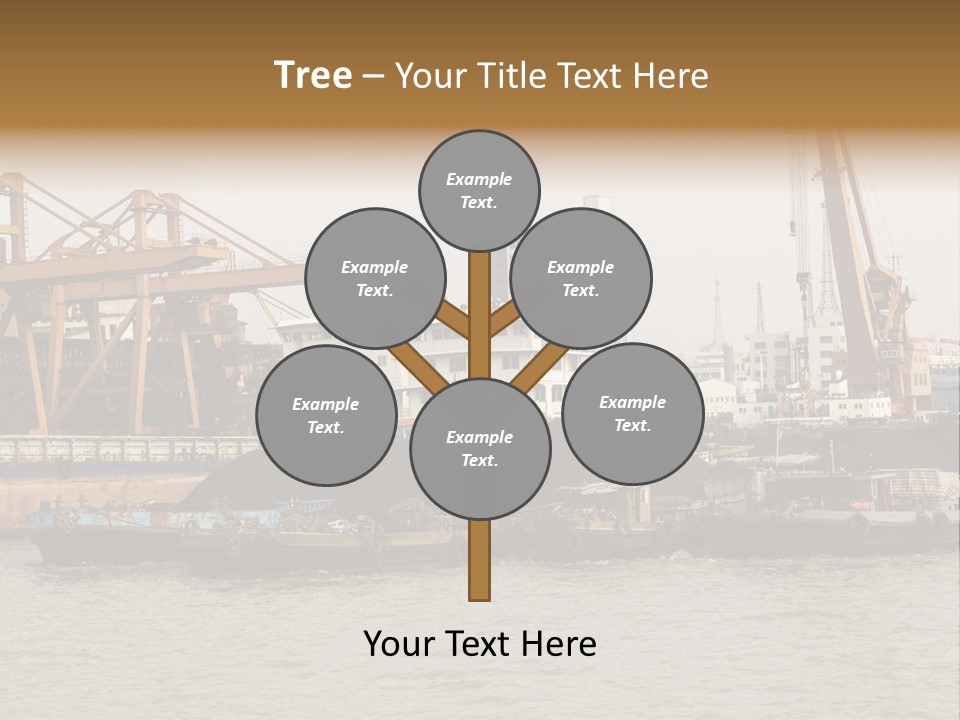 Sea Asia Trade PowerPoint Template