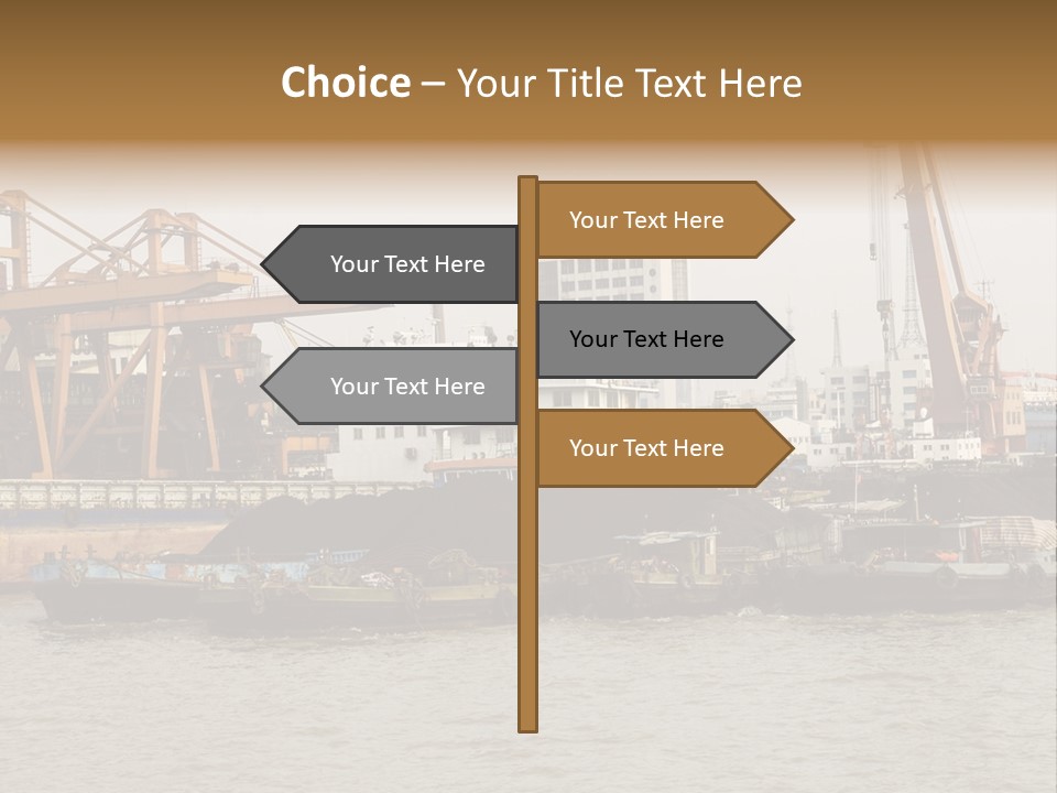 Sea Asia Trade PowerPoint Template