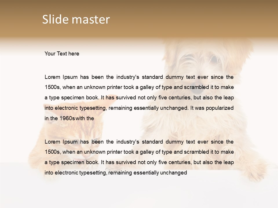 Friendly Isolated Empty PowerPoint Template