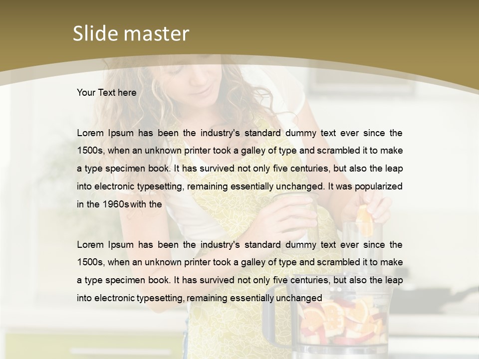 Indoor Health Meal PowerPoint Template